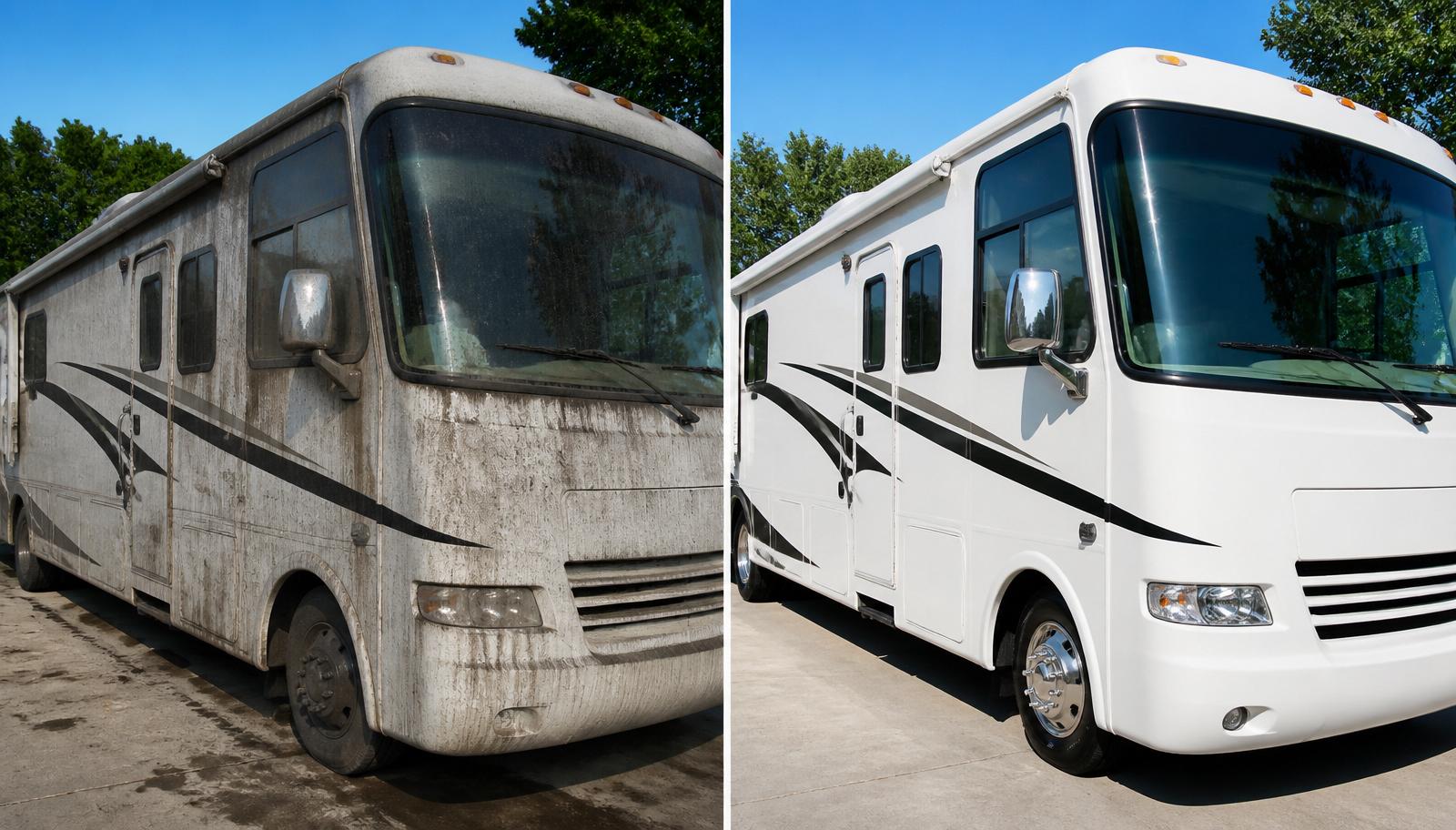 Motorhome Exterior - Before & After